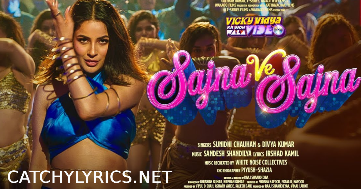 Sajna Ve Sajna Song Lyrics images